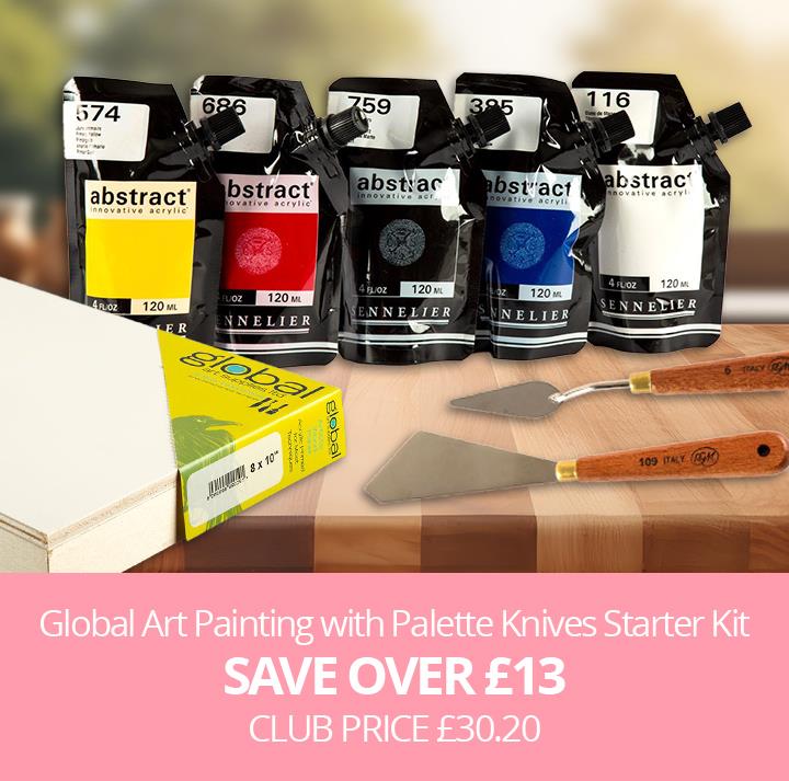 Global Art Painting With Palette Knives Starter Kit