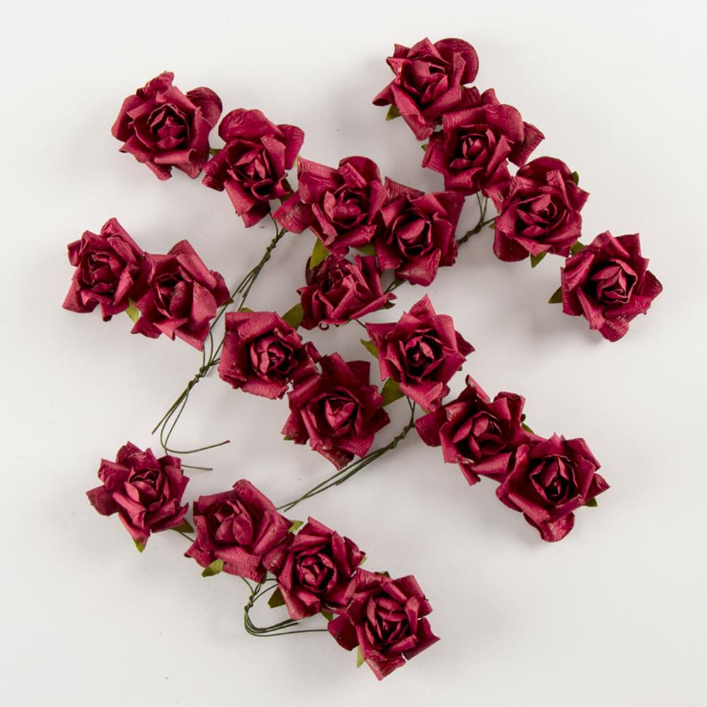 Craft Occassions Paper Flower Rose Head 3.4cm x 20 pick n Mix Any - 154738