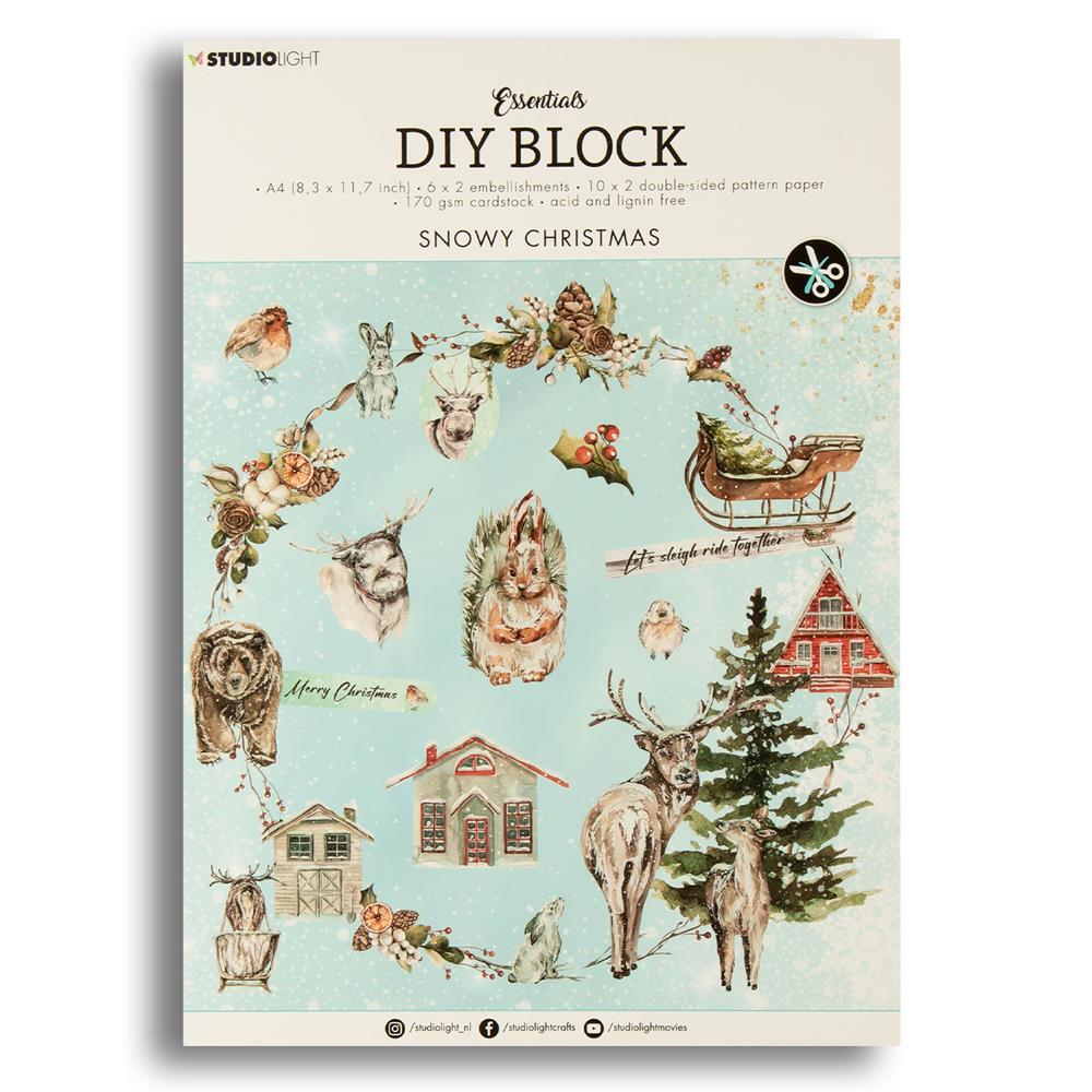 Studio Light DIY Block Pick N Mix - Christmas Essentials - Choose any 2 - Pick 'n' Mix