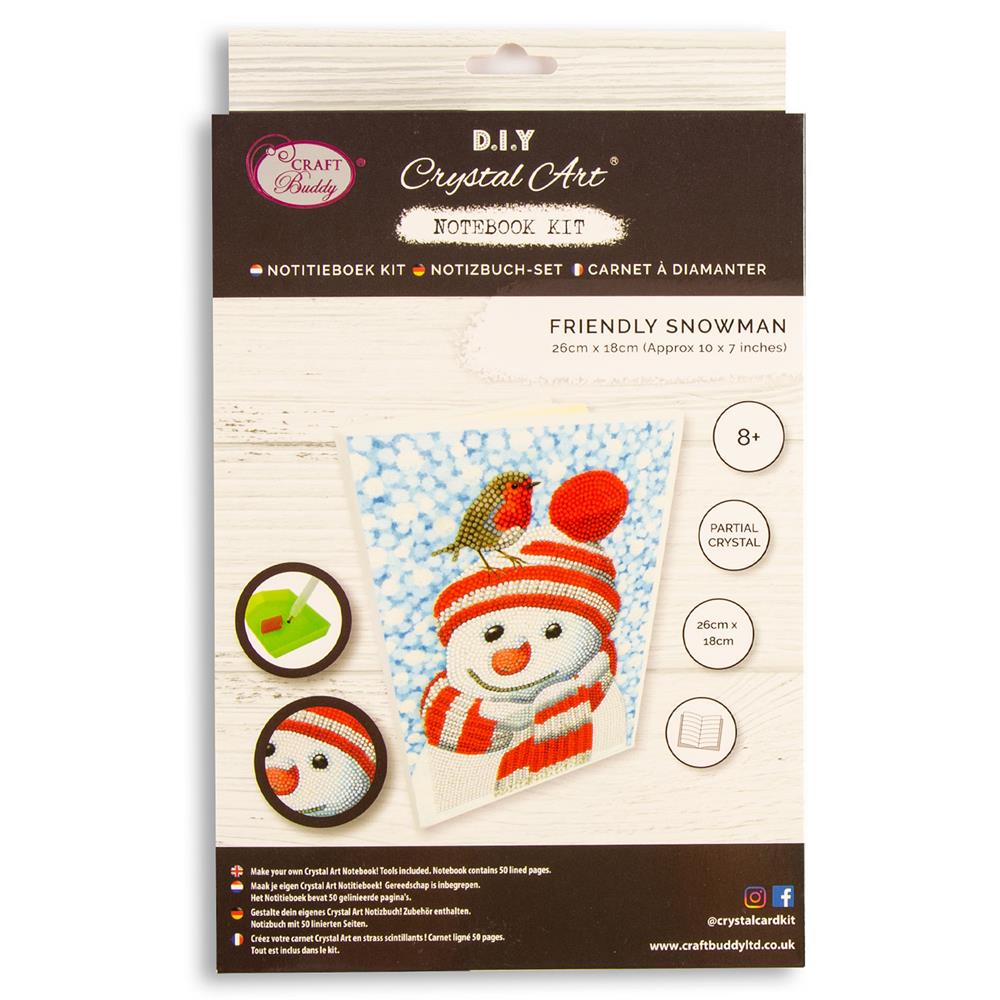 Crystal Art 2 x Pick n Mix Festive Notebooks