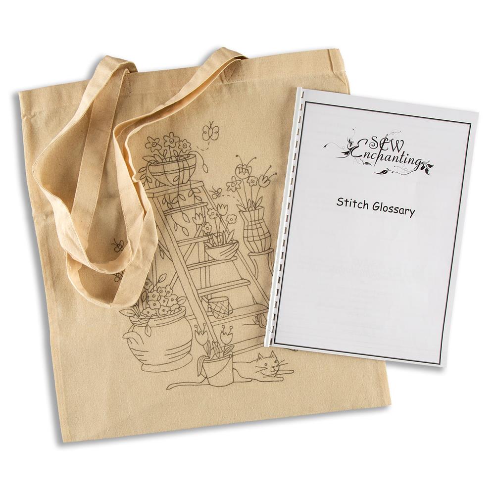 Sew Enchanting Pre-printed Stitchery Callico Bags with A4 Stitch  - 859018