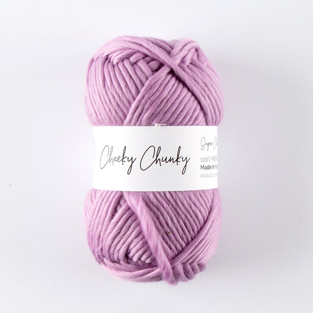Heather Super Chunky Yarn. Cheeky Chunky Yarn by Wool Couture. 200g Skein Chunky  Yarn in Heather Purple. Pure Merino Wool. 
