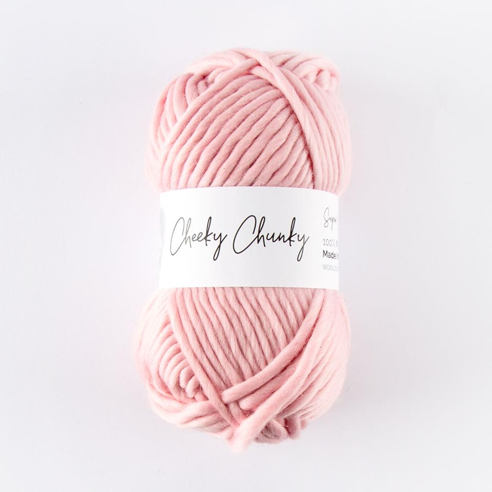 Mink Super Chunky Yarn. Cheeky Chunky Yarn by Wool Couture. 200g Skein Chunky  Yarn in Mink Pink. Pure Merino Wool. 