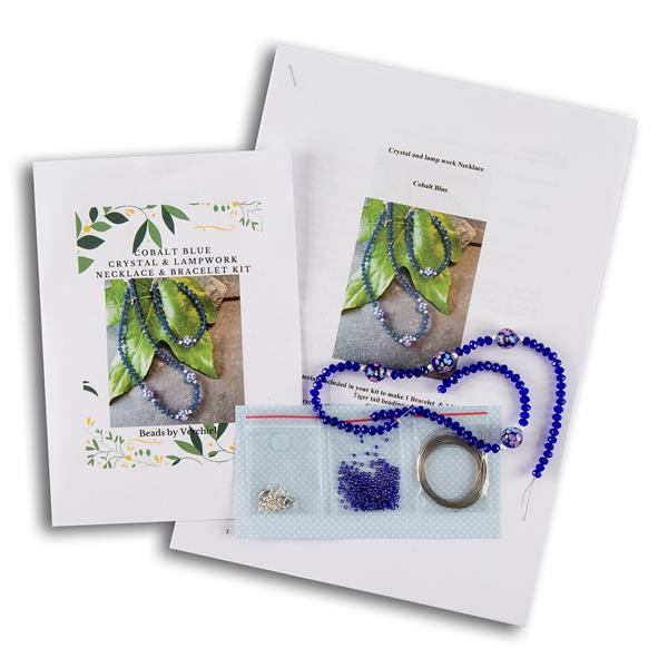 Beads by Verchiel Bead Crystal & Lampwork Necklace & Bracelet Kit - 001180
