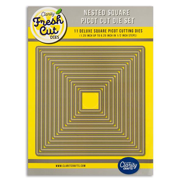 Clarity Crafts Fresh Cut Nested Picot Die Set - Choose 1 - 002053