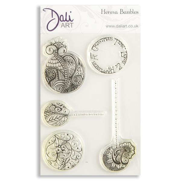 DaliArt A6 Stamp Set - Henna Baubles - 003774