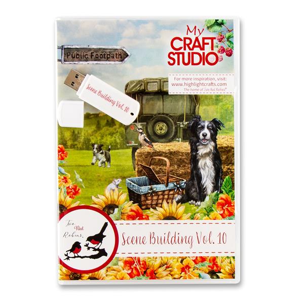 My Craft Studio Scene Building & Digi Stamps USB - Vol.10 - 004361