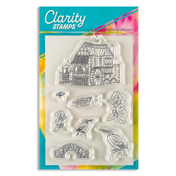 Clarity Crafts Linda Williams’ Country Scene Elements A6 Stamp Se - 005811