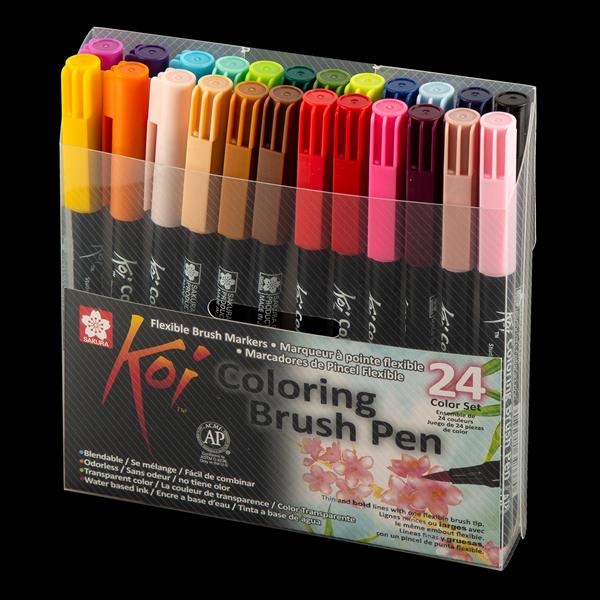 Sakura® Koi Colour Brush Set of 24 Pens - 007351