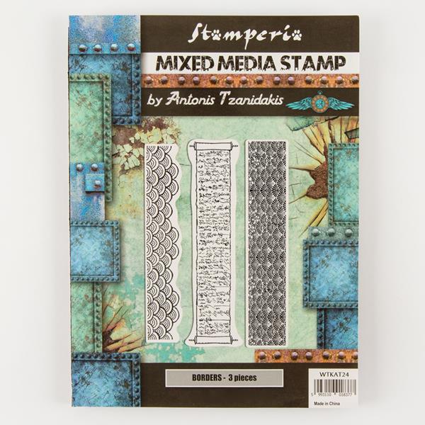 Stamperia Mixed Media 15x20cm Stamp - Sir Vagabond in Japan - Bor - 008661