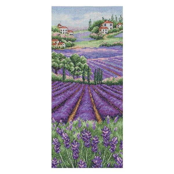 Anchor Provence Lavender Scape Counted Cross Stitch Kit 12.6" x 5 - 010504