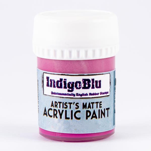 IndigoBlu 20ml Artists Matte Acrylic Paint - Barney Purple - 012190