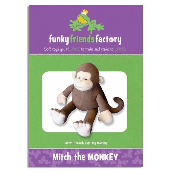Oh Sew Sweet Shop Funky Friends Factory Mitch The Monky Pattern - 012629