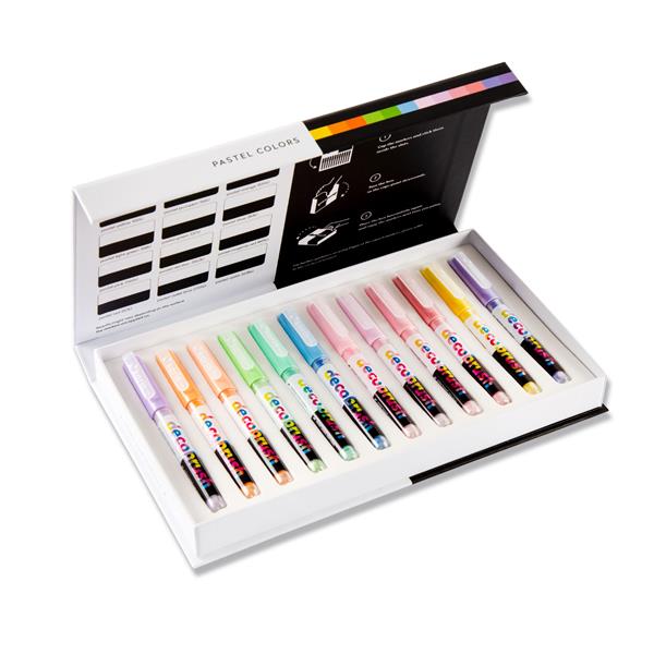 Karin Pigment Decobrush Markers - Pastel Colours - 013564