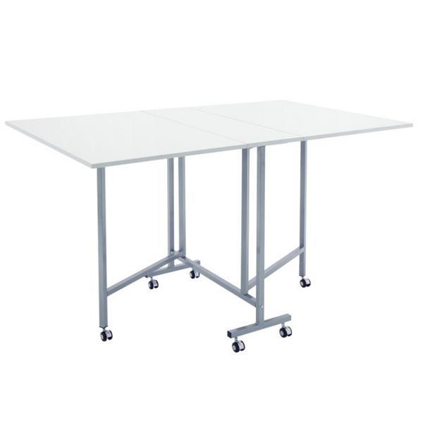 Sewing Online Craft & Cutting Table - Silver/White - 014630