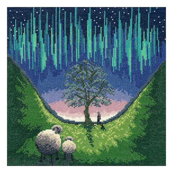 Bothy Threads Sycamore Gap Counted Cross Stitch Kit - 26 x 26cm - 028271