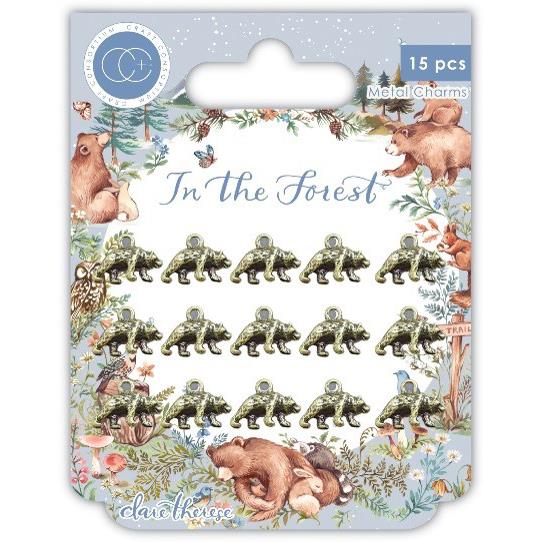 Craft Consortium In The Forest Bear - Metal Charms - 030468