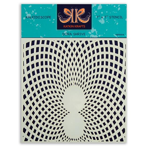 Katkin Krafts 7x7" Stencil - Kaleidoscope - 032945