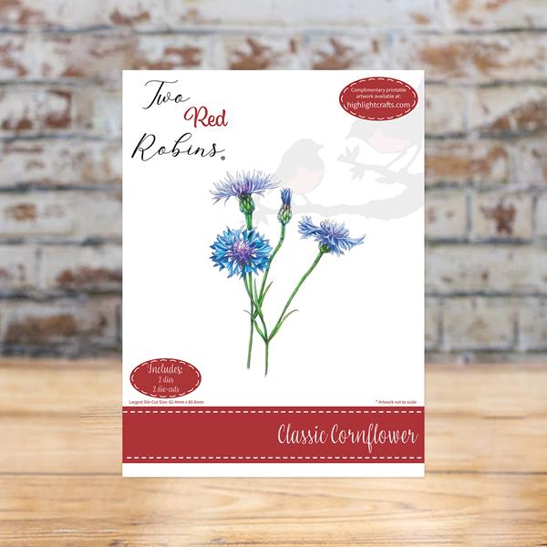 Two Red Robins Classic Cornflowers Die Set - 035377
