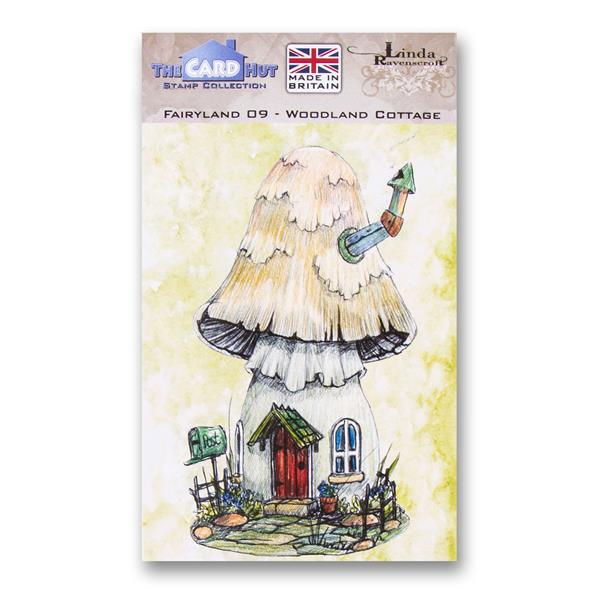 The Card Hut Linda Ravenscroft Fairyland - Woodland Cottage Stamp - 035728