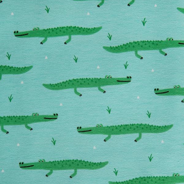The Craft Cotton Co Cotton Jersey Crocodiles 2m Fabric Piece - 038068