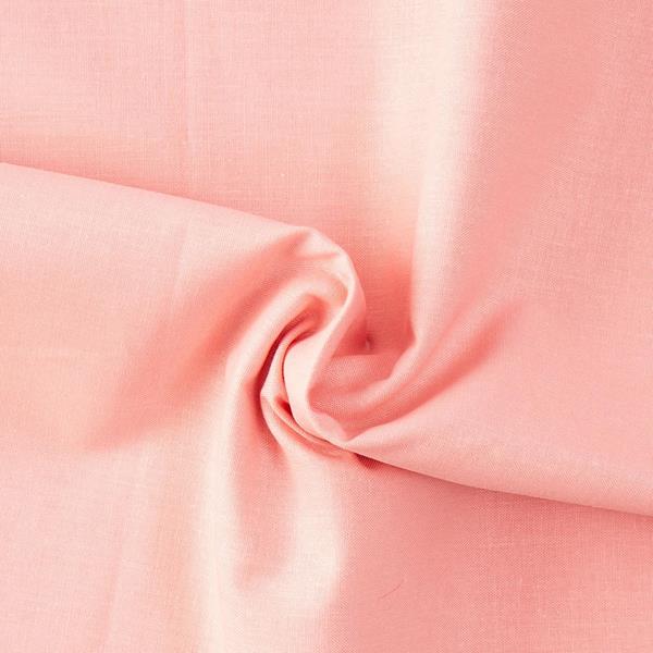 Make + Believe Solids Blush Pink 1m Fabric Piece - 44 / 110cm Wide - 100% Organic  Cotton