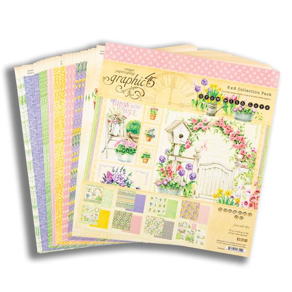 Graphic 45 Grow with Love 8x8" Collection Pack - 040057