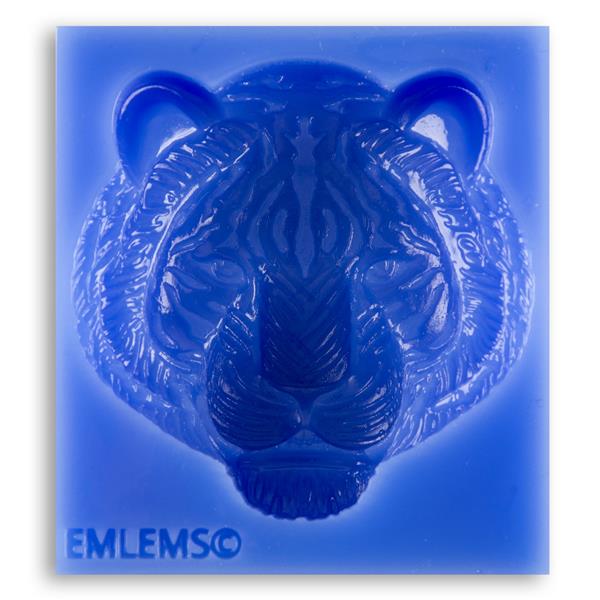 Emlems Tiger Face 002 Silicone Mould - 042543