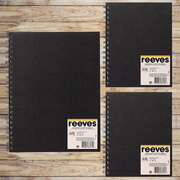 Reeves Sketchbook Bundle - 1 A4 & 2 A5 Sketchbooks - 048895