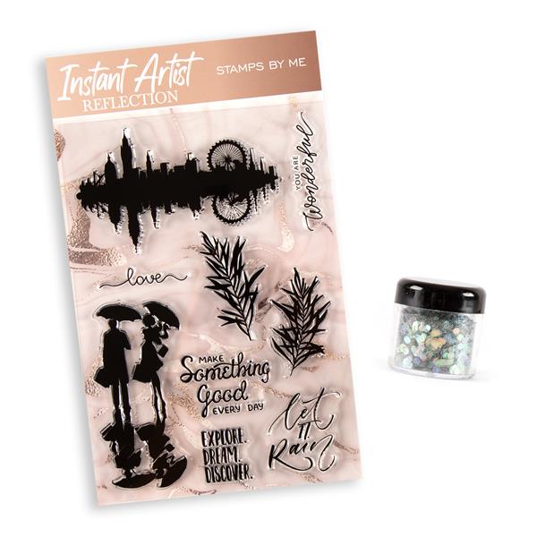 Stamps By Me A5 Instant Artist Reflection Stamp Set & City Light  - 050836
