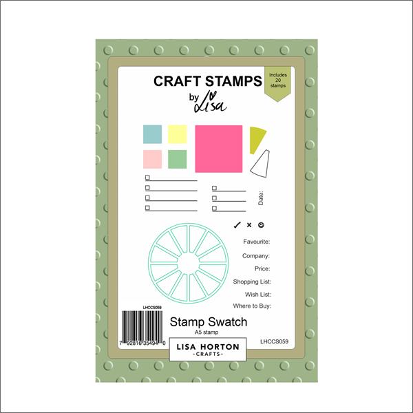 Lisa Horton Crafts Stamp Swatch A5 Stamp Set - 20 Stamps - 051184