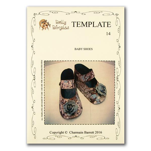 Dolly Dimples Baby Shoe Template - 052500