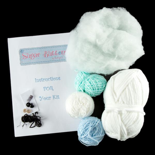 Sugar Buttons Cuddlepals Unicorn Crochet Kit - Yarn, Stuffing, Ac - 056804