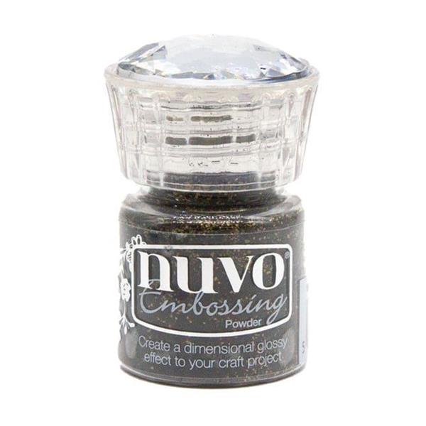 Nuvo Embossing Powder - Carbon Sparkle - 056977