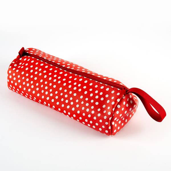 Red Polka Dots Slim Pencil Case