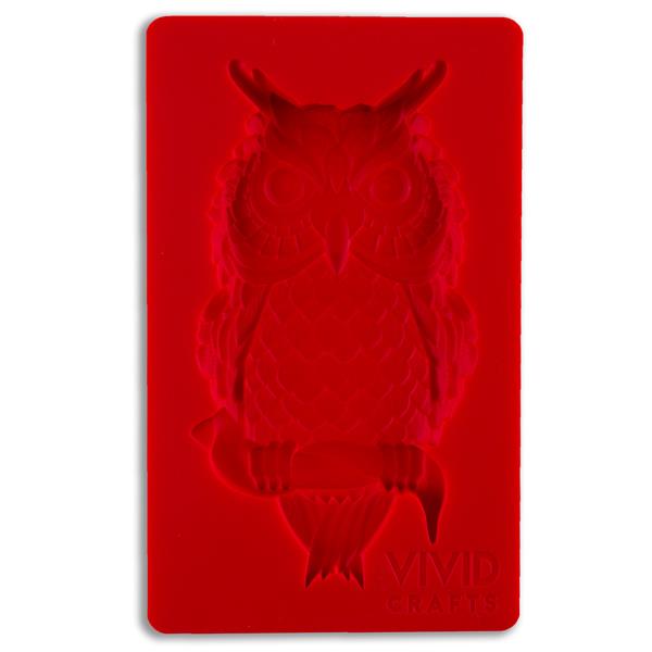 Vivid Crafts The Wisest Owl Silicone Mould - 83mm x 140mm - 064459