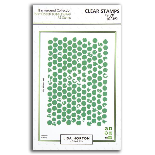 Lisa Horton Crafts Distressed Bubblewrap A6 Stamp - 064814