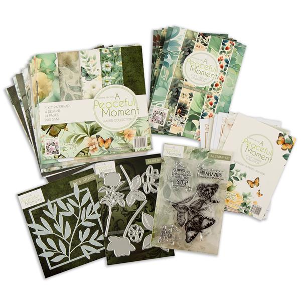 Stamps By Me A Peaceful Moment 6pc Collection - Paper, Toppers, V - 066372