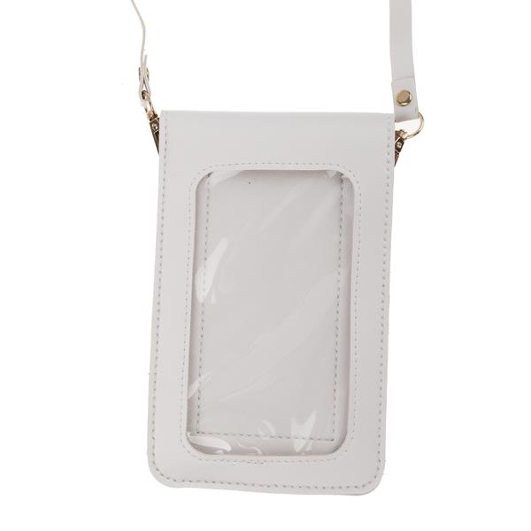 Craft Buddy DIY Phone Holder Bag - White : 20 x 12cm - 068397