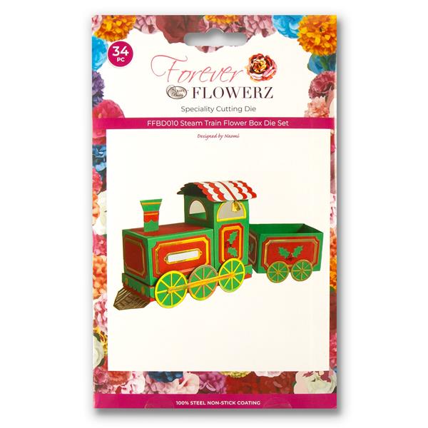 Craft Buddy Steam Train Flower Box Die Set - 069174