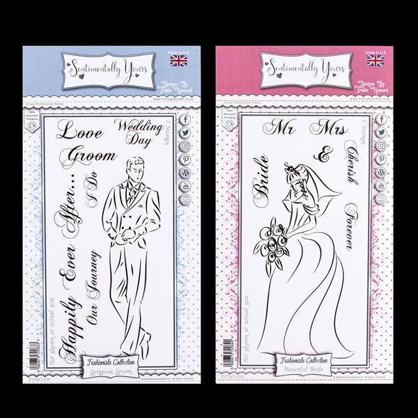 Sentimentally Yours Fashionistas - 2 x Stamp Sets - Beautiful Bri - 077267