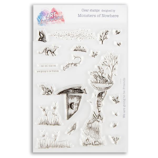 Art Inspirations with Monsters of Nowhere A5 Stamp Set - We are G - 077567