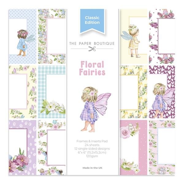 The Paper Boutique Floral Fairies Frames & Insert Papers for 6x6" - 081193