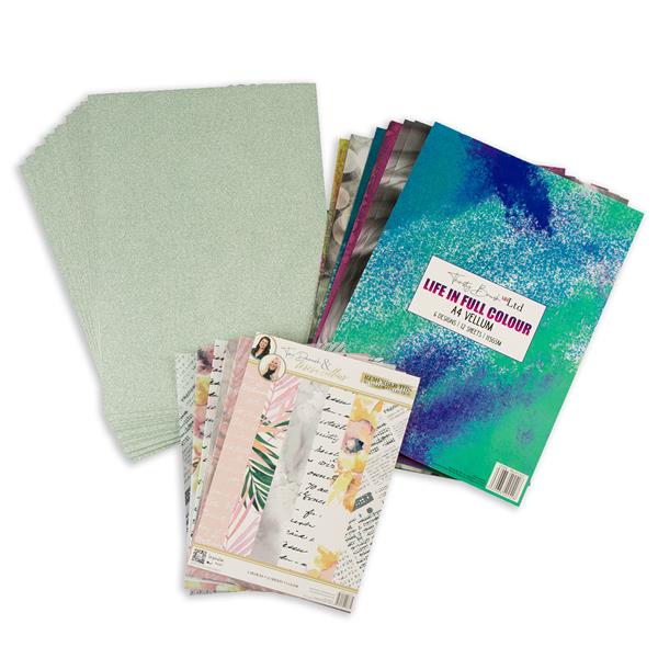 Stamps By Me Creative Glitter Card & Vellum Bundle - 083253