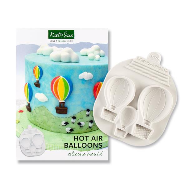 Katy Sue Designs Hot Air Balloons Silicone Mould - 083286