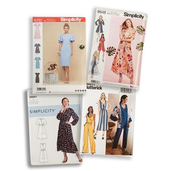 Simplicity & Butterick 4 Piece Special Occasion Dresses Pattern B - 084054
