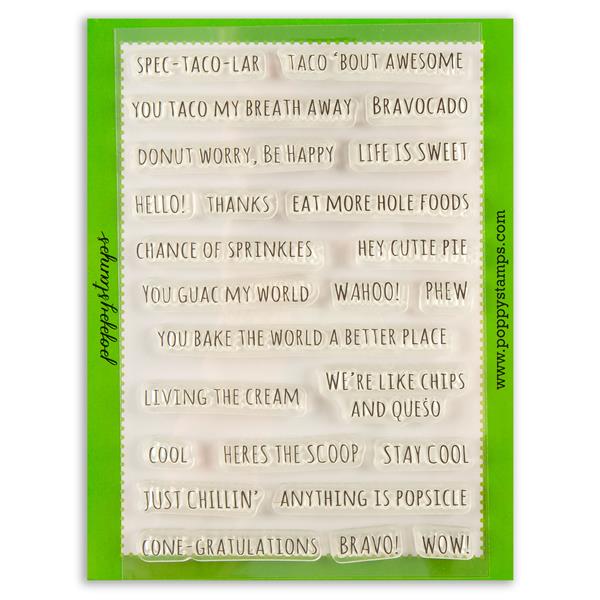 Memory Box Stamp Set - Life is Sweet - 25 Stamps - 089067