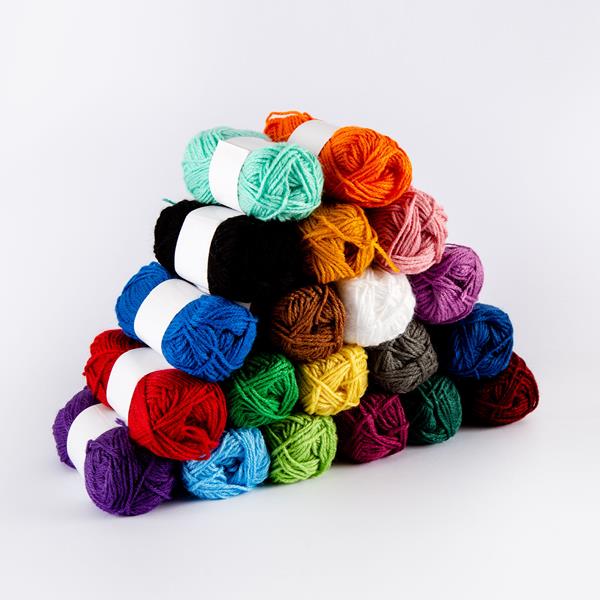 Caron Little Crafties Assorted Yarn Pack - Includes: 20 x 20g Yar - 094067