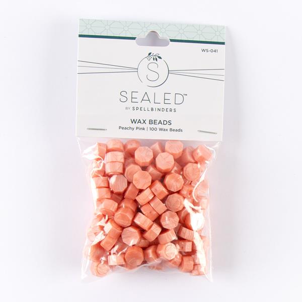 Spellbinders Wax Beads Peachy Pink - 097887