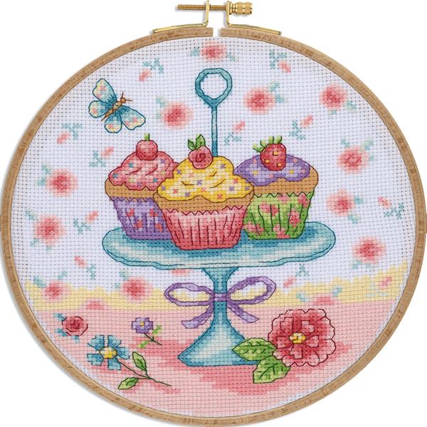 My Cross Stitch Pretty Cupcakes Counted Cross Stitch Kit - 101853
